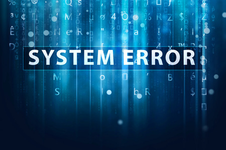 system error backgroundの写真素材