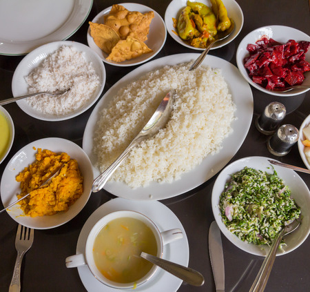 indian food table topの写真素材