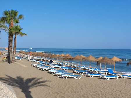 beaches on costa del sol, Spainの写真素材
