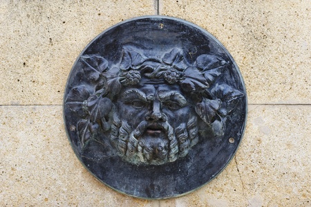 Roman bas-relief in Tarragona, Spainの写真素材