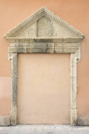 Ancient stone gateの写真素材