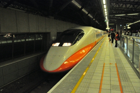 Bullet train in Taiwanの素材