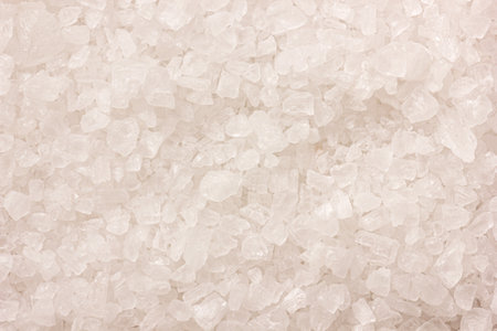 Crystals of sea salt. Closeup view. background.の写真素材