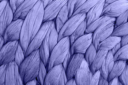 Abstract woven mat texture background very peri color.の写真素材