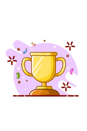Illustration of a trophyのイラスト素材