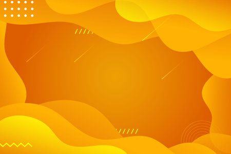 Abstract background of yellow paper cut designのイラスト素材