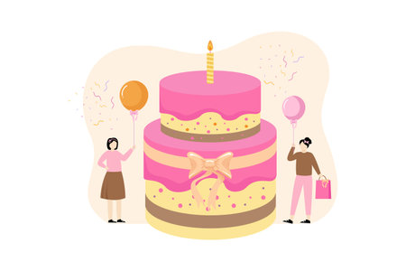 Birthday Party Flat Design