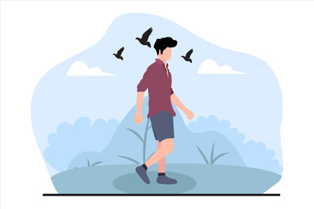 Travel Flat Illustration Designのイラスト素材