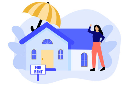 Real Estate Flat Designのイラスト素材