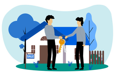 Real Estate Flat Designのイラスト素材