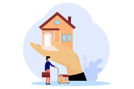 Real Estate Flat Designのイラスト素材