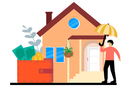 Real Estate Flat Designのイラスト素材