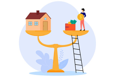 Real Estate Flat Designのイラスト素材