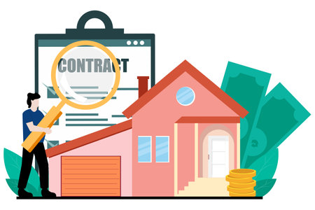Real Estate Flat Designのイラスト素材