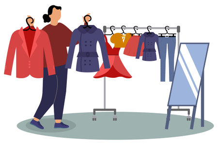 Fashion Flat Designのイラスト素材