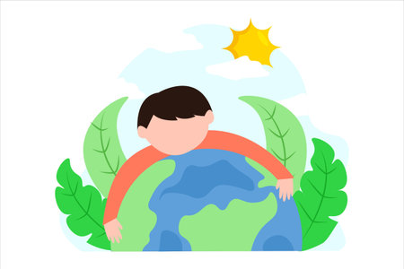 Earth Day Save the Planet Flat Design