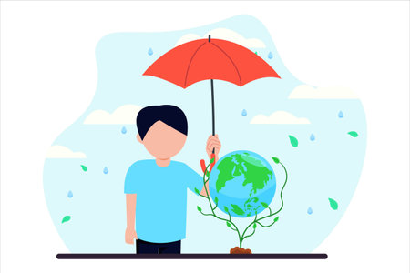Earth Day Save the Planet Flat Design