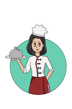 Design character chef illustrationのイラスト素材