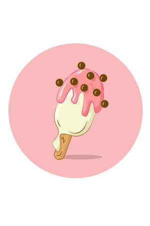 Ice cream vector illustrationのイラスト素材