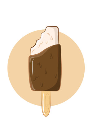 Ice cream vector illustrationのイラスト素材