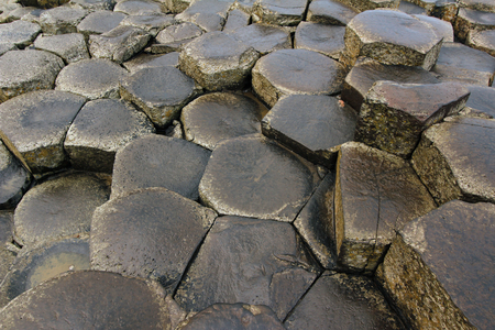 Famous tourist site in Northern Ireland (UK)の写真素材