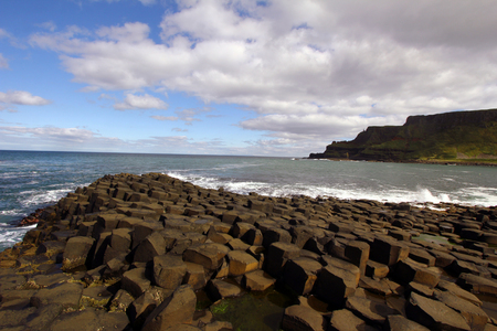 Famous tourist site in Northern Ireland.の写真素材