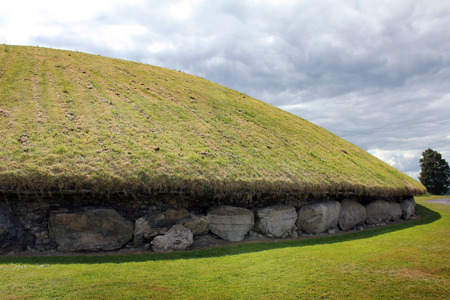 Newgrange and Knowth, prehistoric siteの写真素材