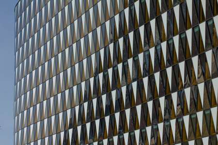 Facades of large residential buildings