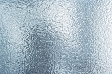 frosty natural pattern on winter window