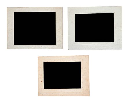 vintage photo frames setの写真素材