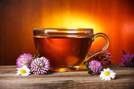 herbal teaの写真素材