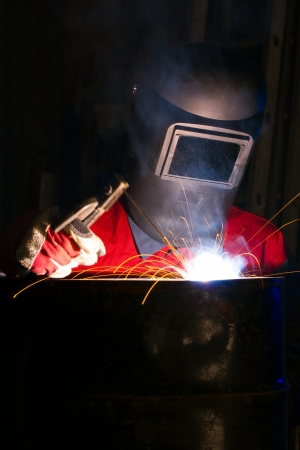 Welder workingの写真素材