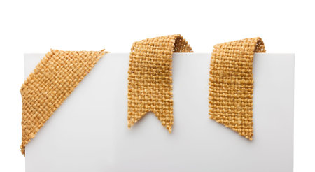 Sack bookmark ribbons