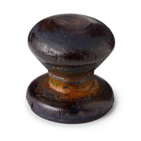 Vintage wooden rubber stamp の写真素材