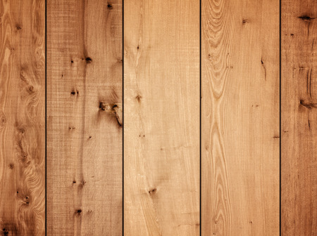 Wooden plank panels wall backgroundの写真素材