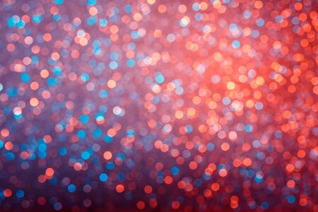 Glowing lights bokeh backgroundの写真素材
