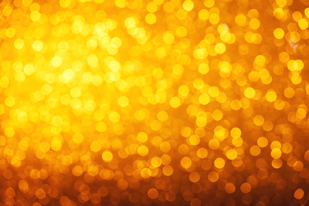 Party soft warm bright golden lights bokeh backgroundの写真素材