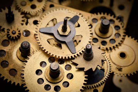 Gears and cogs close-upの写真素材