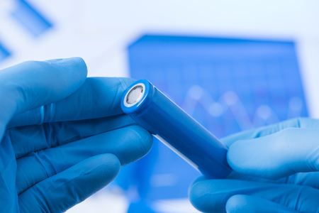New improved battery research conceptの写真素材