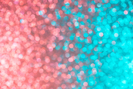 Soft turquoise and light pink bokeh backgroundの写真素材