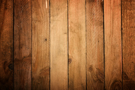 Old wooden planks background top view.の写真素材