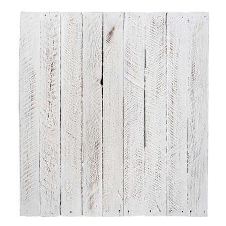White wooden board background isolated on whiteの写真素材