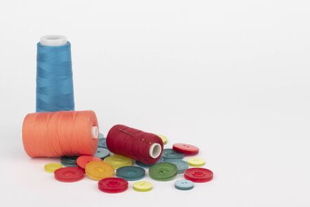 Threads and buttonsの写真素材