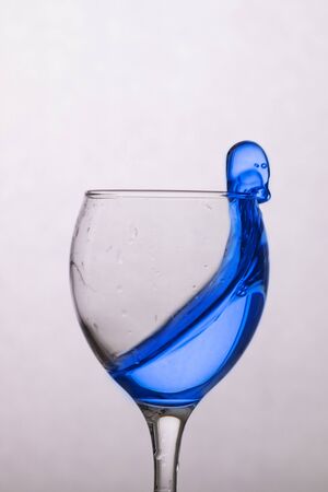 Water in a glassの写真素材