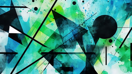 Colorful Paint splatter background. Modern grunge material texture. Decorative texture backdrop.の素材