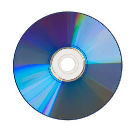 CD / DVD isolated on white