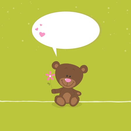 Lovely bearのイラスト素材