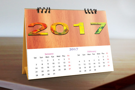 Desktop Calendar Designの写真素材