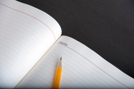 Pen above notes