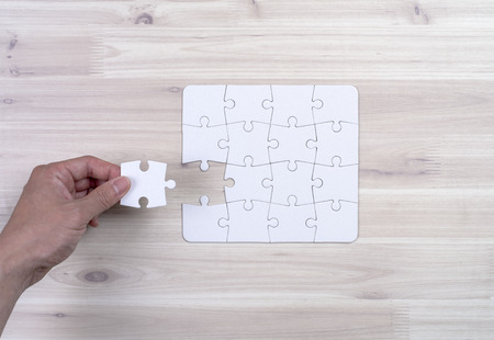 jigsaw puzzleの写真素材